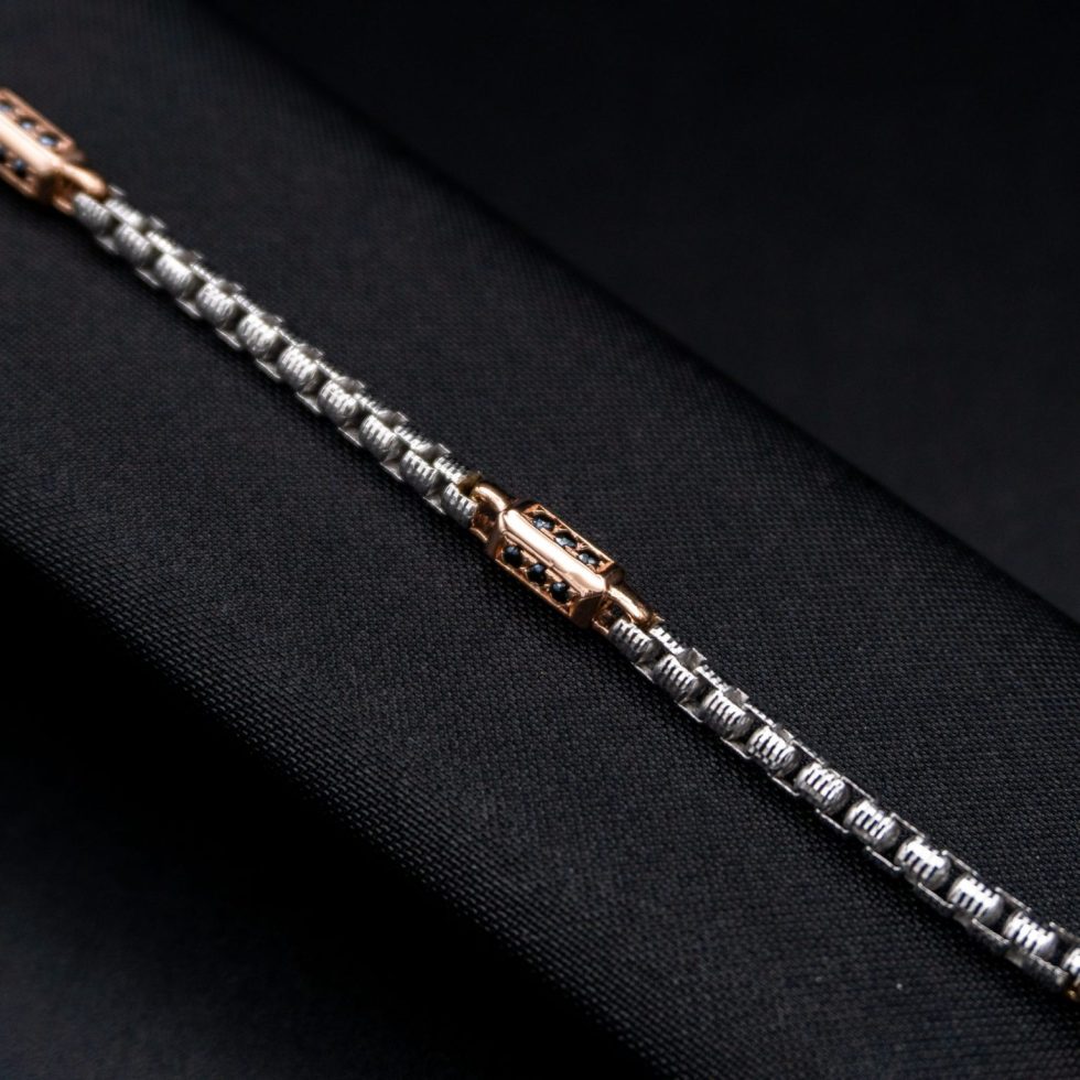 Bracciale pin bicolore "Santomá"