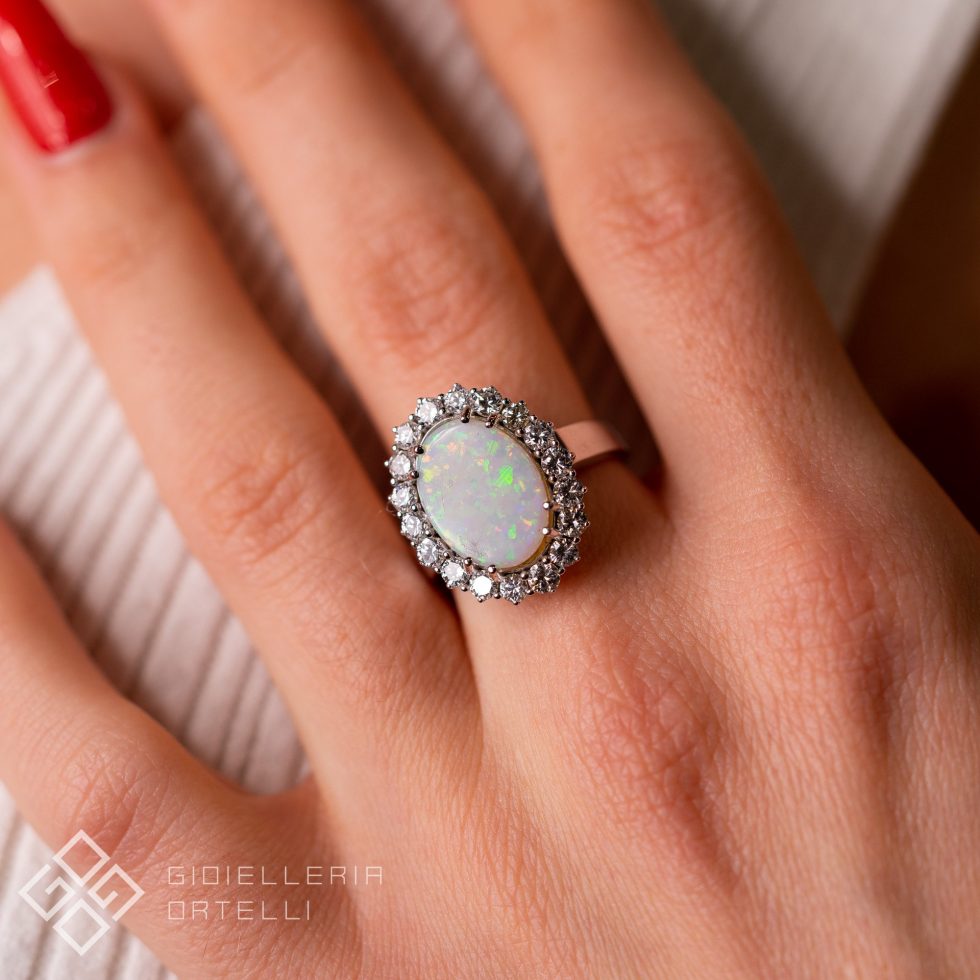 Anello Princess Opale G.O.
