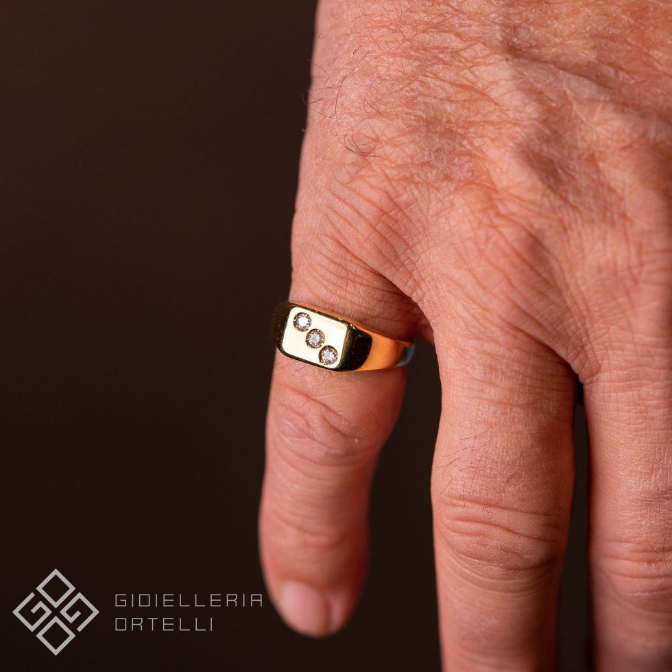 Anello Uomo Dice G.O.