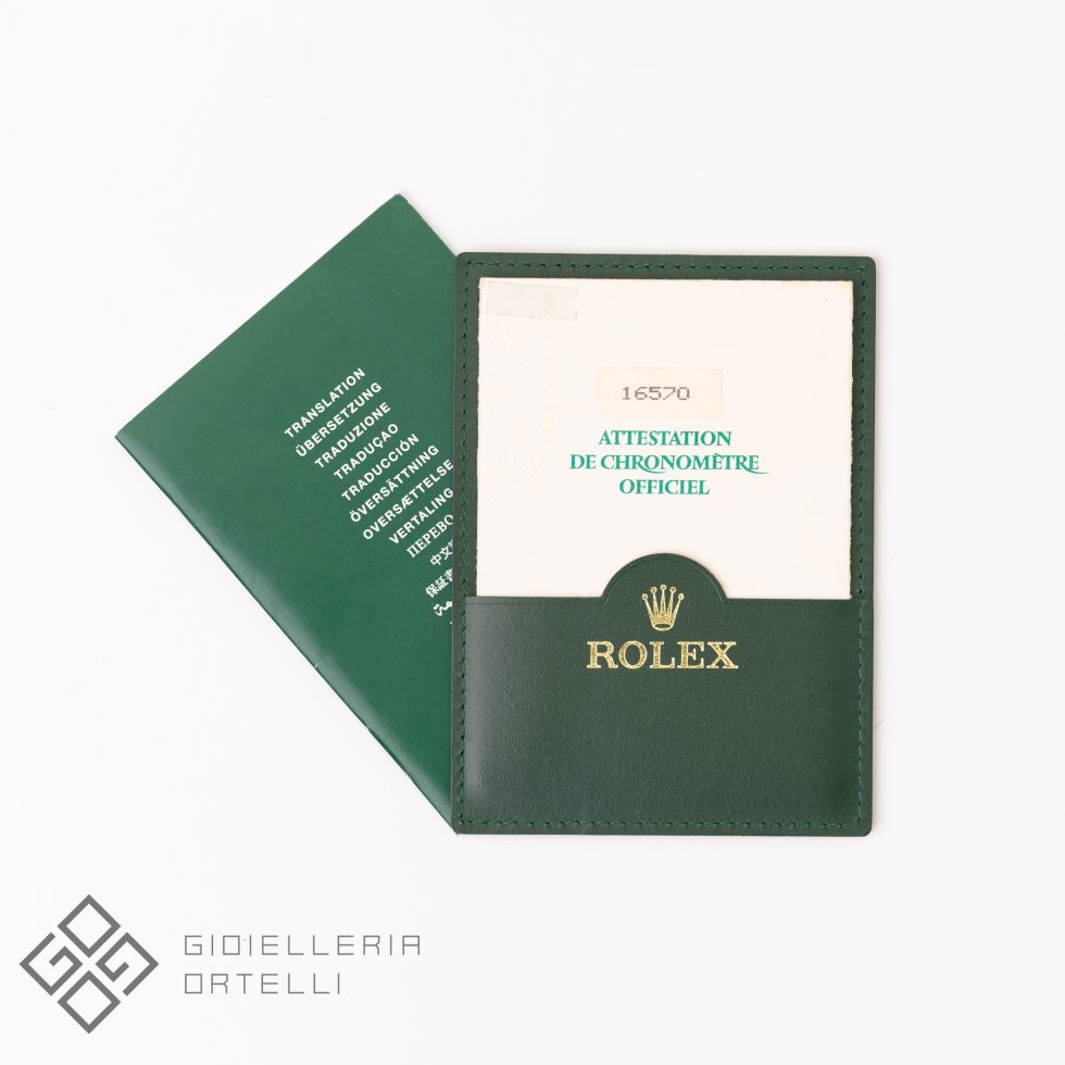 Porta Garanzia Rolex - Verdoni Paper 2004-2008