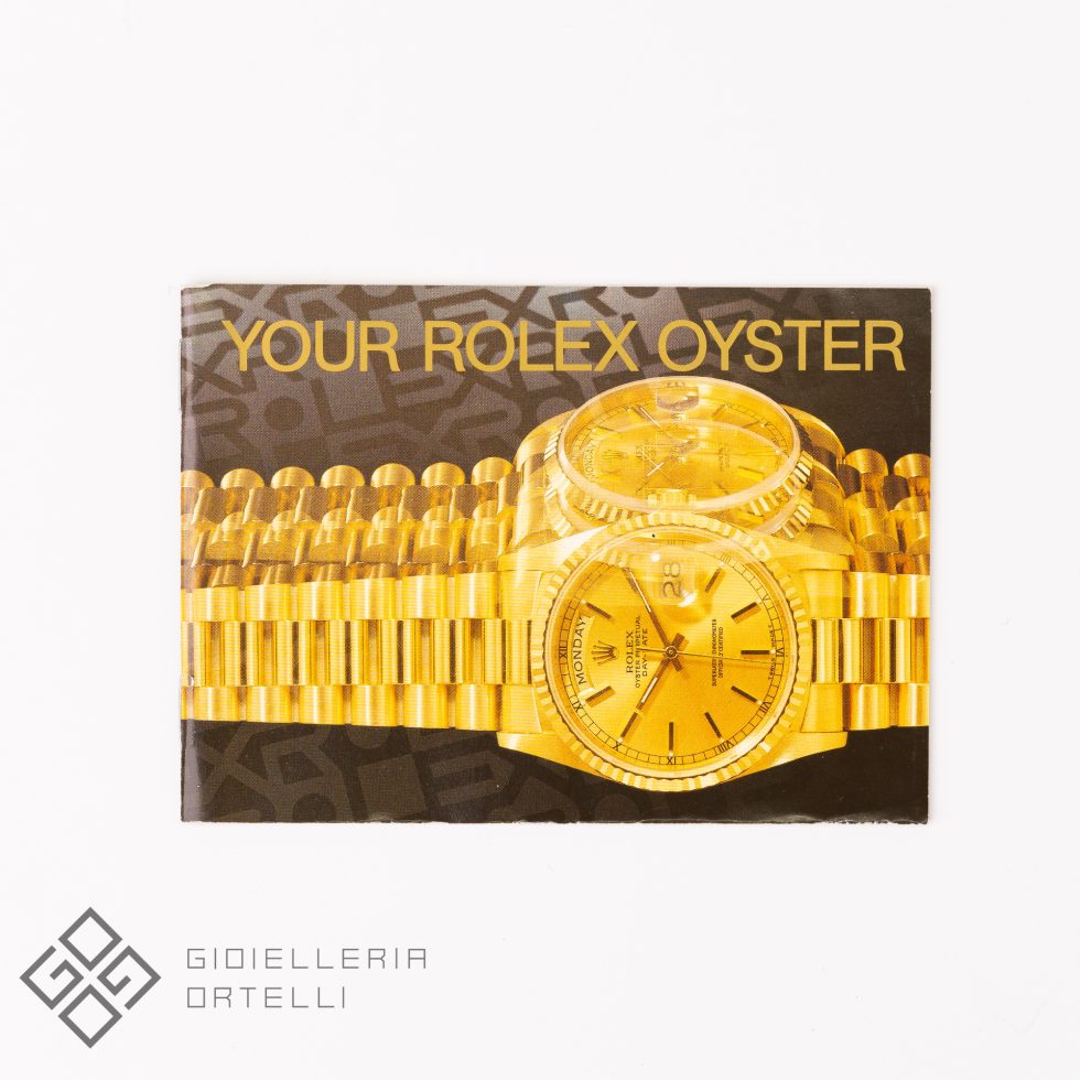 Your Rolex Oyster Booklet | Vintage 1989-2000