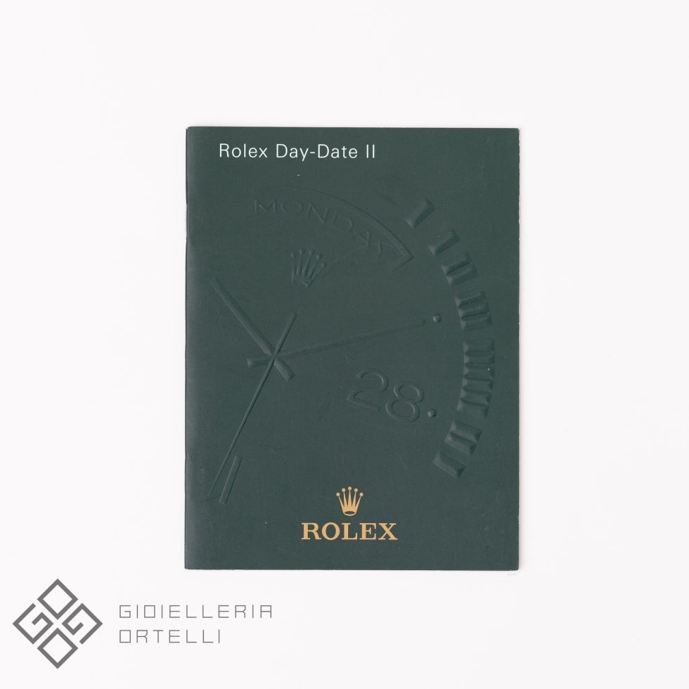Rolex Day-Date II Booklet | Seconda Generazione 2000-2013