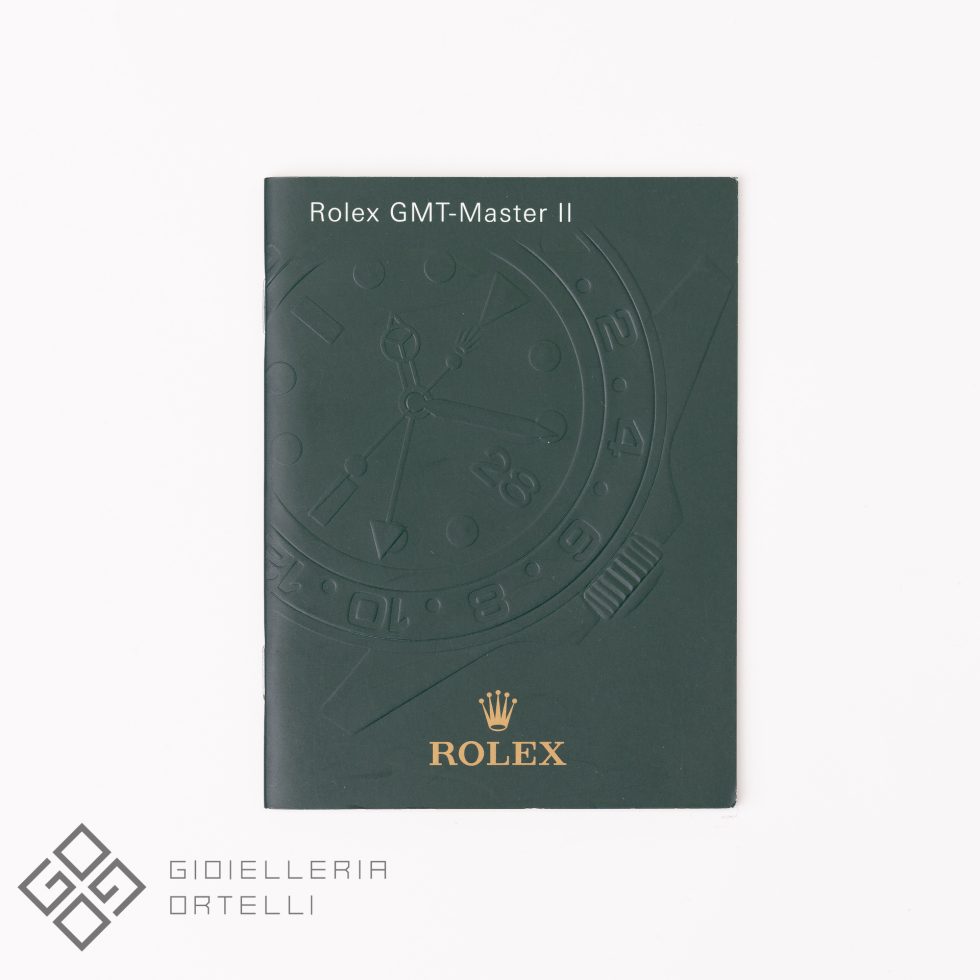 Rolex GMT-Master II Booklet | Seconda Generazione 2000-2013