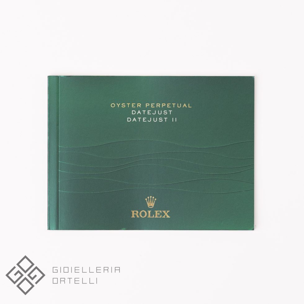 Rolex Datejust Booklet | Terza Generazione 2012-2016