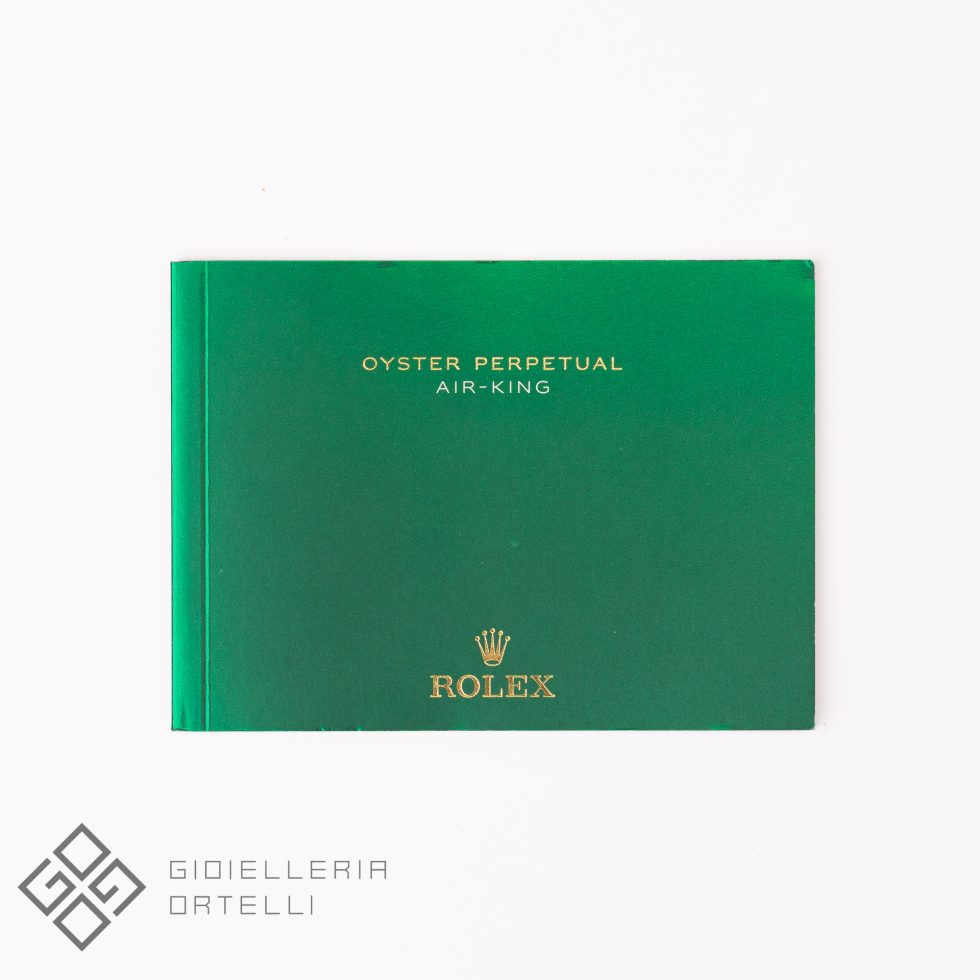 Rolex Air-King Booklet | Quarta Generazione 2016-2025