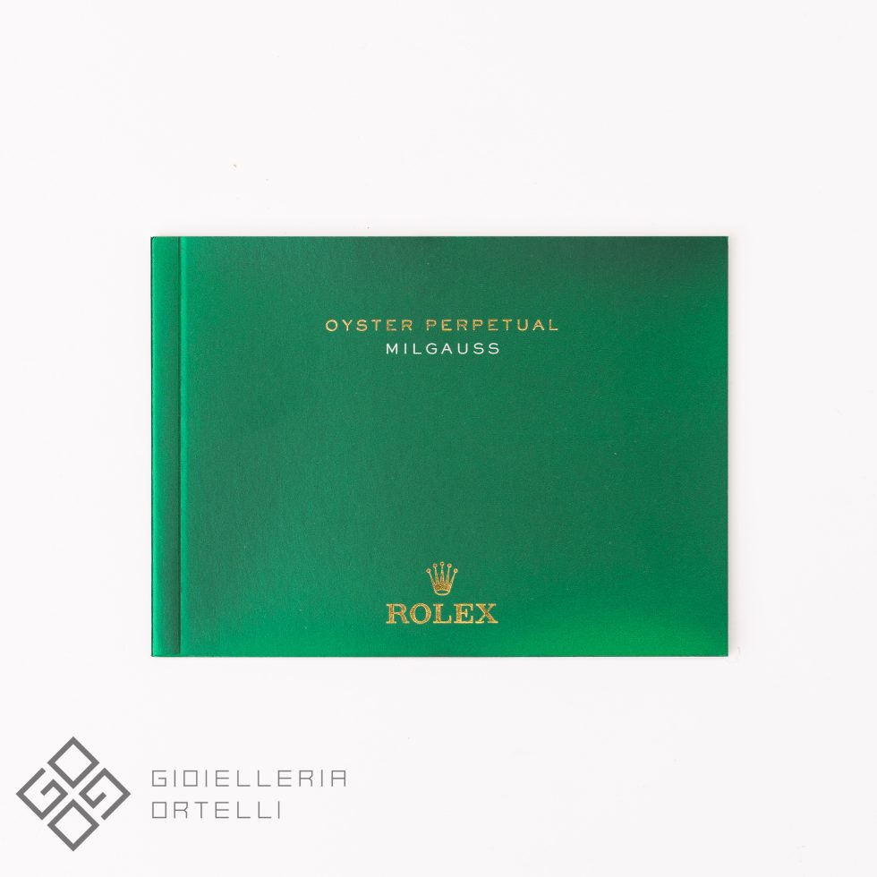 Rolex Milgauss Booklet | Terza Generazione 2012-2016