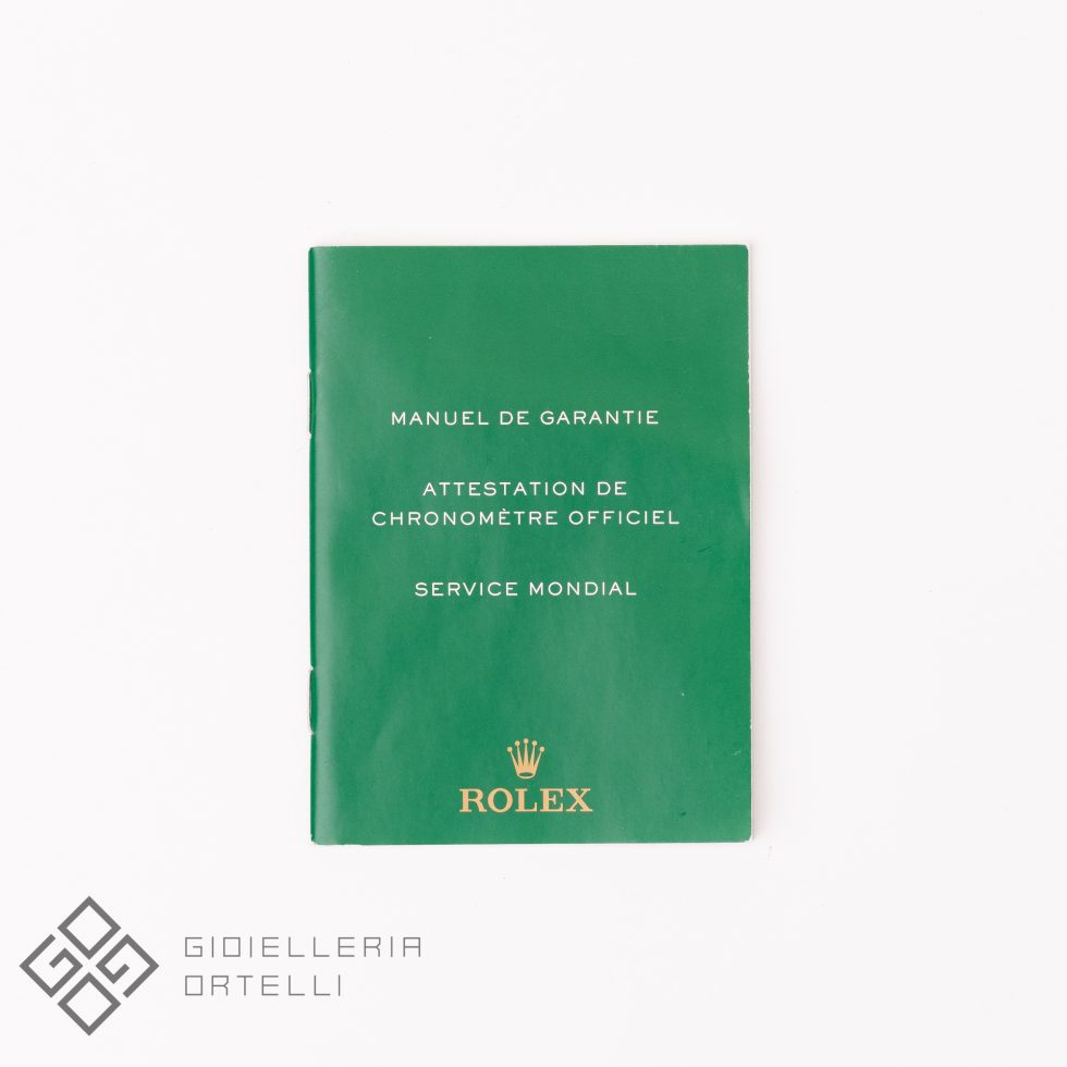Manuale di Garanzia Rolex | Quarta Generazione 2013-2016
