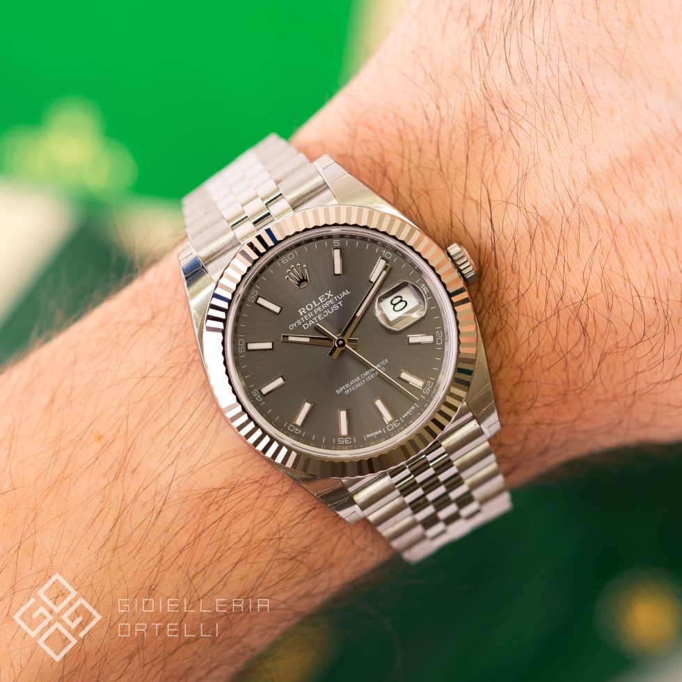 Rolex Datejust 41 Rhodium | 126334 | NOS | Full Set | Full Stickers