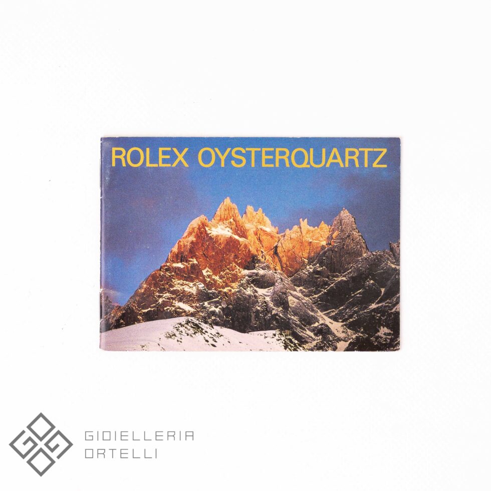 Rolex Oysterquatrz Booklet - Vintage 1988-2000