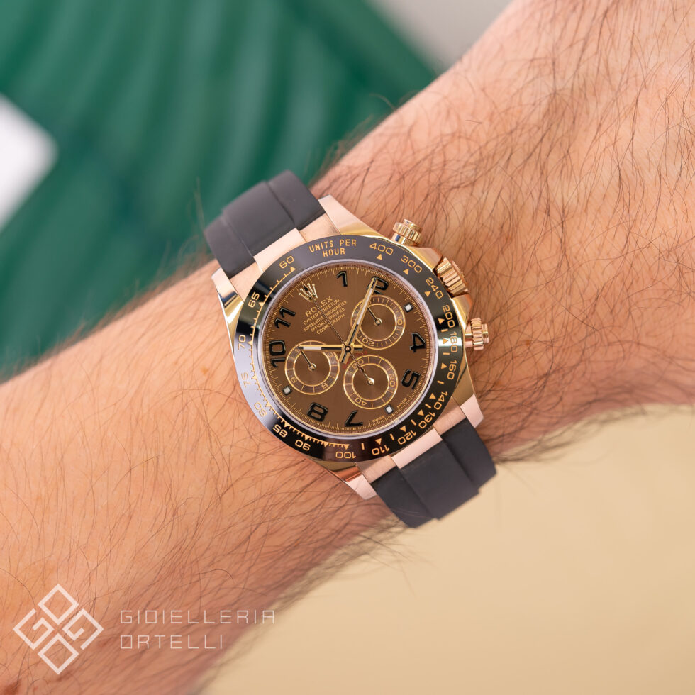 Rolex Daytona Oysterflex | 116515LN | Chocolate Dial | Mai Usato | Full Set