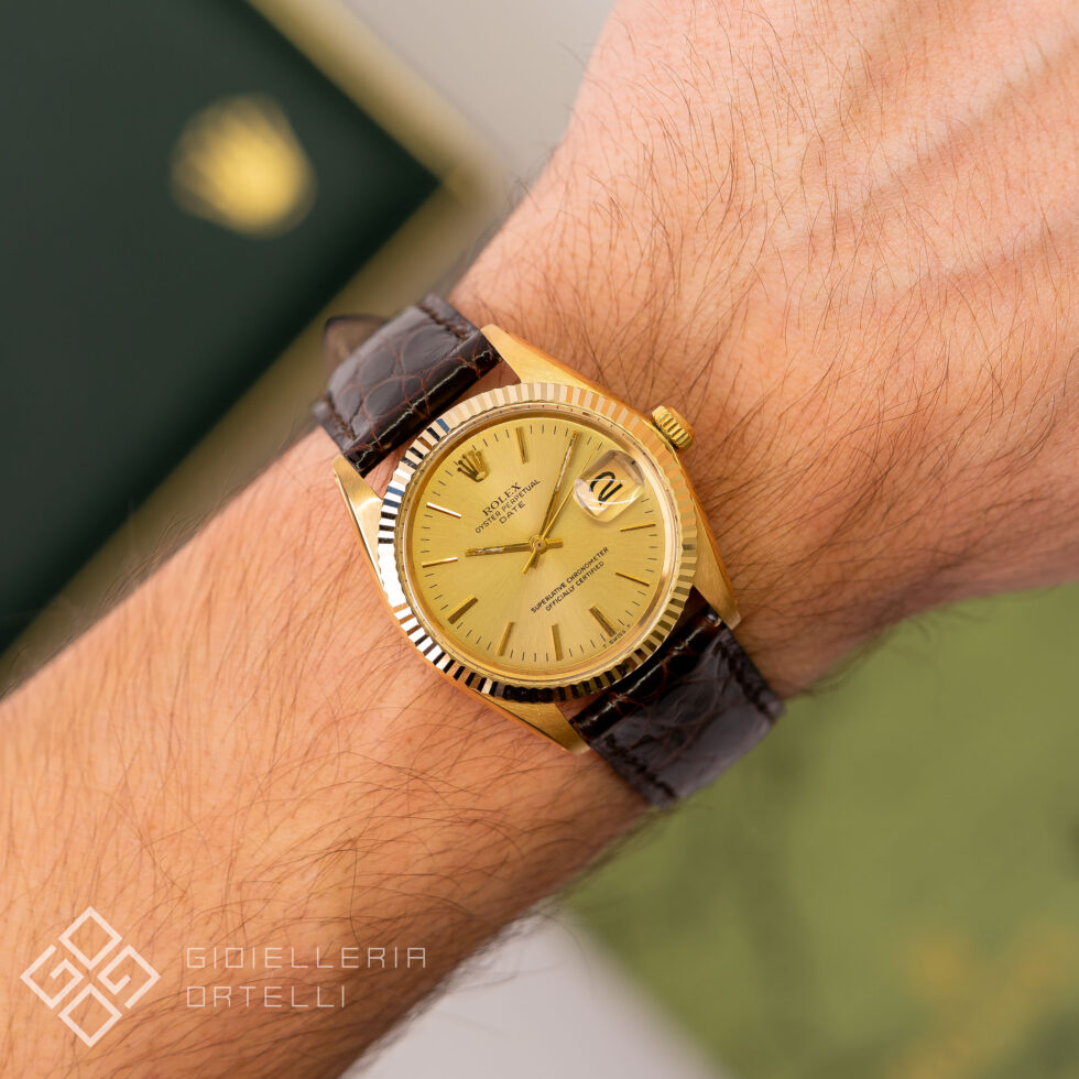 Rolex Oyster Perpetual Date Champagne | 1501 | Condizioni Top