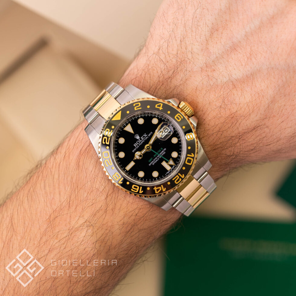 Rolex GMT-Master II Acciaio e Oro | 116713LN | Like New | Full Set