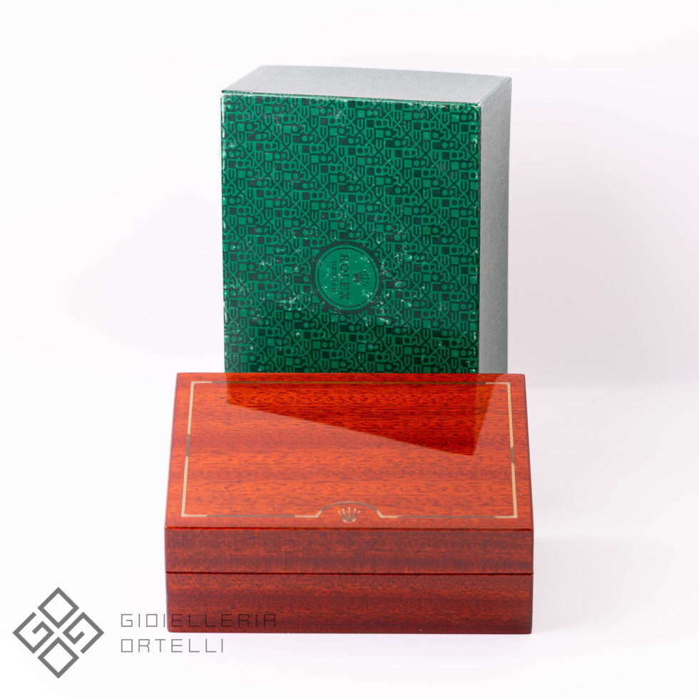 Scatola Rolex | Mogano Vintage x Daytona Acciaio e oro e Yacht-Master in Oro 1988-2004