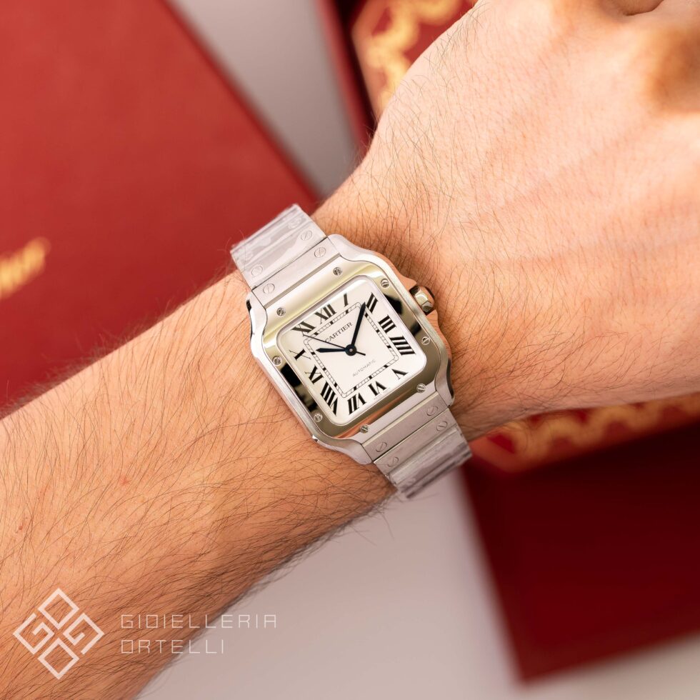 Cartier Santos De Cartier Medium White | WSSA0029 | Nuovo 2026 | Full Set