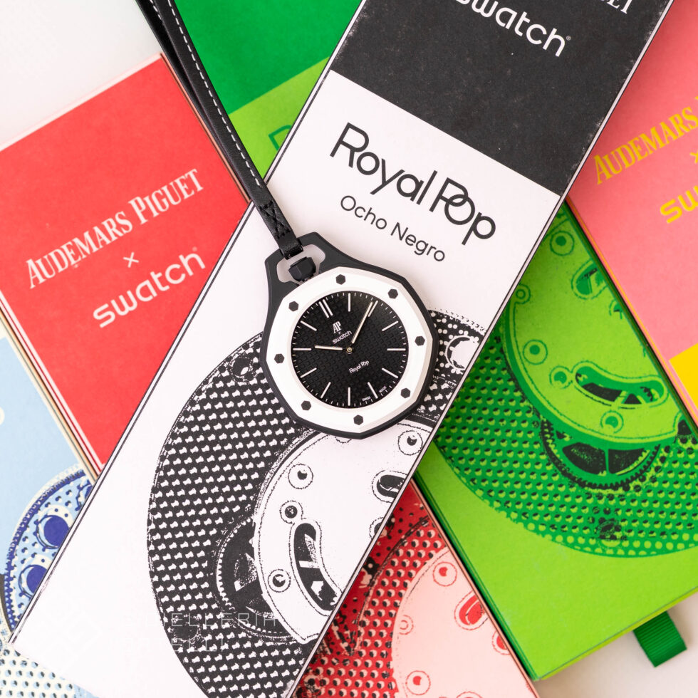 Swatch Audemars Piguet Royal Pop SSX03W101N | Ocho Negro | New | Full Set | ITA