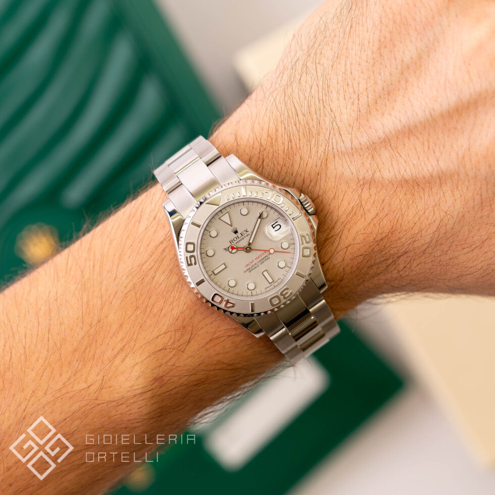 Rolex Yacht-Master Platinum 35mm | 168622 | Full Set | Come Nuovo | Mai Lucidato